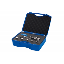 Pull-type High Precision Collet Chuck EPC HSK A100 Form A Ø12 (3-12) - 165 Set (Plastic Box) (A100.06.12.165) Reducing bushes EPC (3-12) Ø6-8-10-12 (4x) and Wrench