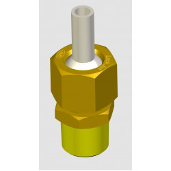 1/4 NPT/BSPT Ø0.086 ORIFICE, .38 EXT.